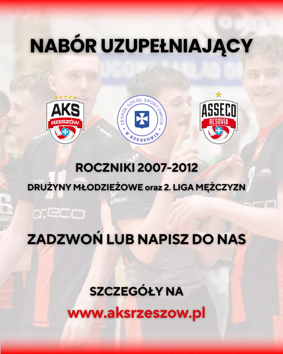 OTWIERAMY NABÓR UZUPEŁNIAJĄCY DO WSZYSTKICH ROCZNIKÓW
